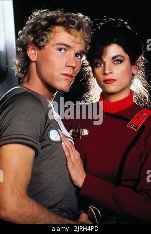 MERRITT BUTRICK, Kirstie Alley, STAR TREK II: L'ira di Khan, 1982 Foto Stock