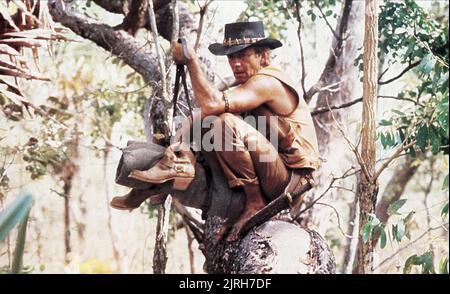 PAUL HOGAN, Crocodile Dundee, 1986 Foto Stock