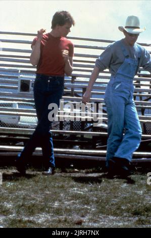 KEVIN BACON, CHRIS PENN, FOOTLOOSE, 1984 Foto Stock