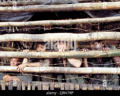 COSIE COSTA, John Wesley, Chuck Norris, Bennett OHTA HA, MANCANTI IN AZIONE 2: l'inizio, 1985 Foto Stock