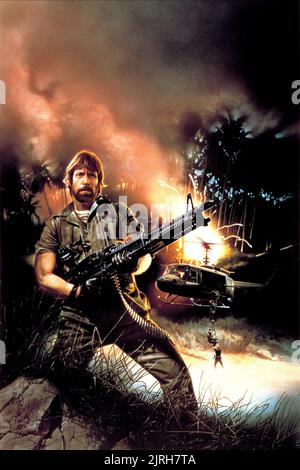 CHUCK NORRIS, MANCANTI IN AZIONE, 1984 Foto Stock