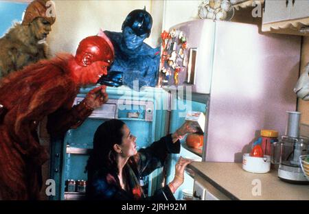 DAMON WAYANS, Jim Carrey, Jeff Goldblum, geena Pagina DAVIS, le ragazze della terra sono facili, 1988 Foto Stock