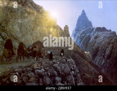 MOUNTAIN TREK SCENA, L'AVVENTURA EWOK, 1984 Foto Stock