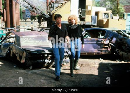 SYLVESTER STALLONE, Brigitte Nielsen, COBRA, 1986 Foto Stock