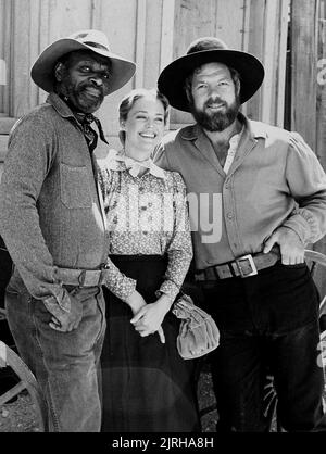 MOSES GUNN, KATHERINE CANNON, MERLIN OLSEN, PADRE MURPHY, 1981 Foto Stock