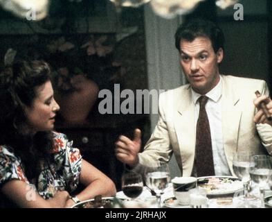 MIMI RODGERS, Michael Keaton, GUNG HO, 1986 Foto Stock