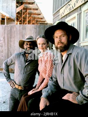 MOSES GUNN, KATHERINE CANNON, MERLIN OLSEN, PADRE MURPHY, 1981 Foto Stock