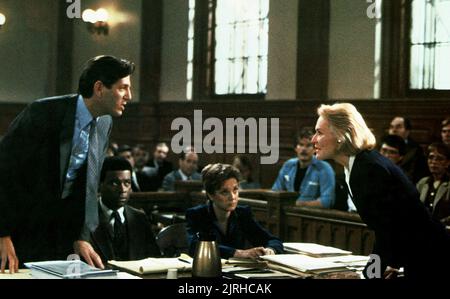 PETER COYOTE, Glenn Close, bordo frastagliato, 1985 Foto Stock