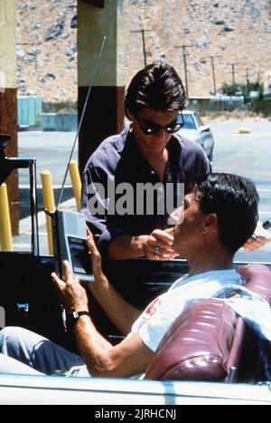 TOM CRUISE, Dustin Hoffman, RAIN MAN, 1988 Foto Stock