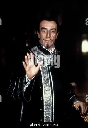 PETER VENDITORI, LA TRAMA FIENDISH DI DR. FU MANCHU, 1980 Foto Stock