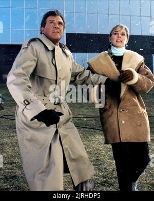 LEE MAJORS, Lindsay Wagner, il ritorno dei sei milioni di dollari l uomo e la donna bionica, 1987 Foto Stock