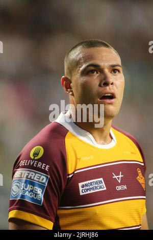 Leeds, Regno Unito. 24th ago, 2022. Headingley Stadium, Leeds, West Yorkshire, 24th agosto 2022. Betfred Super League Leeds Rhinos / Huddersfield Giants. TUI Lolohea of Huddersfield Giants Credit: Touchlinepics/Alamy Live News Foto Stock