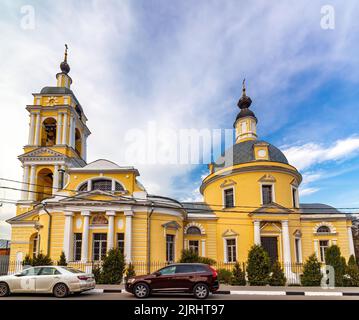 La Chiesa dell'Ascensione del Signore a Kuznechnaya Sloboda Foto Stock