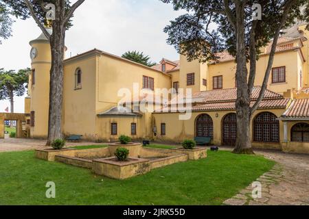 The facilities of the Condes de Castro Guimaraes Palace Museum in Cascais, Portugal. Stock Photo