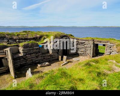 Knap di Howar, Papa Westray Foto Stock