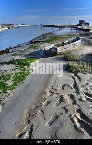 southwold porto ingresso walberswick suffolk inghilterra Foto Stock