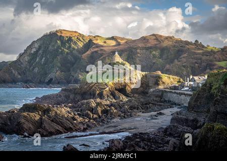 Ilfracombe costa a ovest Foto Stock