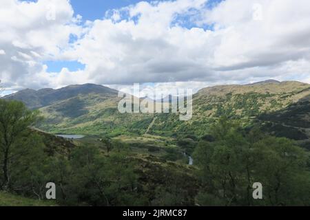 BeinGlas, Stirling, Argyll & Bute, Scotland UK 21 maggio 2019 camminando in collina, munros di montagna della Scozia Foto Stock