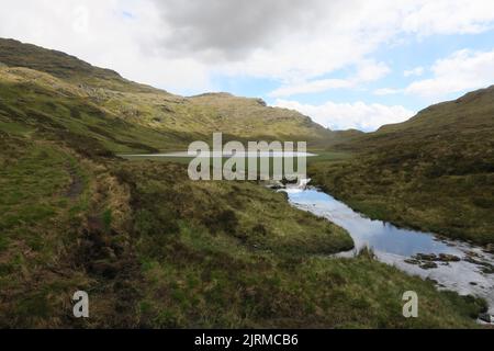 BeinGlas, Stirling, Argyll & Bute, Scotland UK 21 maggio 2019 camminando in collina, munros di montagna della Scozia Foto Stock