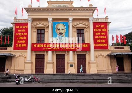 Teatro dell'Opera, centro di Hai Phong, Vietnam Foto Stock