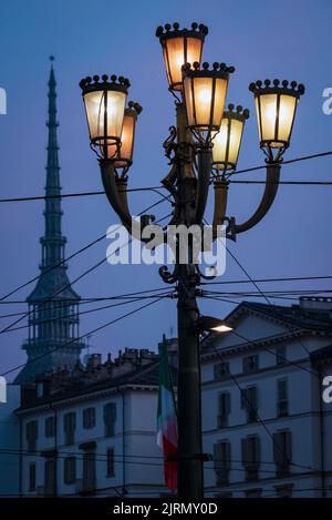 Torino (Torino) punto di riferimento della Mole Antonelliana Foto Stock