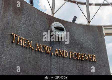 STILLWATER, Minnesota, USA - 24 AGOSTO 2022: Stillwater Minnesota Veterans Memorial. Foto Stock