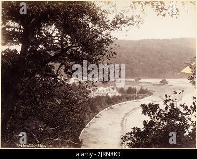 Waiwera, circa 1880, Dunedin, di Burton Brothers. Foto Stock