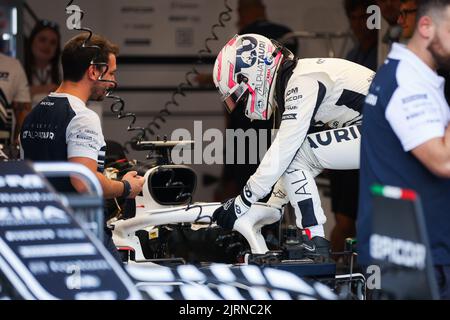 LAWSON Liam (nzl), pilota di riserva Scuderia AlphaTauri, ritratto durante la Formula 1 Rolex Gran Premio del Belgio 2022, 14th° round del Campionato del mondo FIA di Formula uno 2022 dal 26 al 28 agosto 2022 sul circuito di Spa-Francorchamps, a Francorchamps, Belgio - Foto Antonin Vincent/DPPI Foto Stock