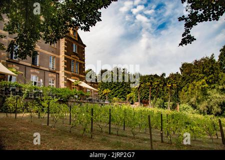 Il bellissimo e imponente Ö Chateau Hotel and Restaurant, Hayange, Francia Foto Stock