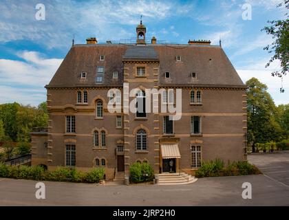Il bellissimo e imponente Ö Chateau Hotel and Restaurant, Hayange, Francia Foto Stock