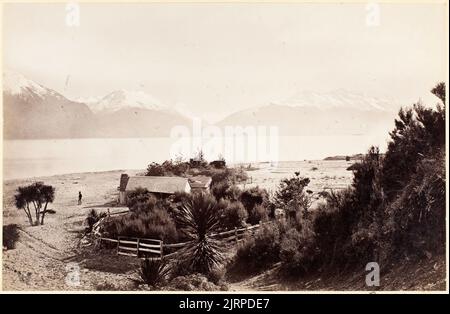 Wakatipu, 1880-1890s, Wakatipu, Lago, di Burton Brothers. Foto Stock