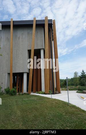 L'edificio del museo Art Preserve del John Michael Kohler Arts Center. Foto Stock