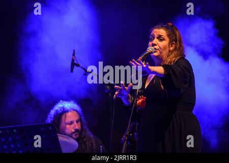 Quartetto di Ecanes: Notti nel centro storico di Lubiana: 34th° Festival Internazionale Foto Stock