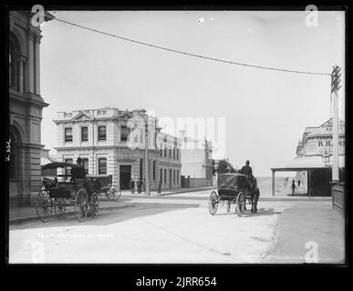 Browning Street, Napier, Dunedin, di Burton Brothers. Foto Stock