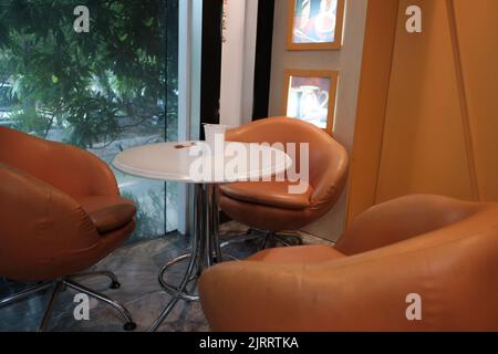 Tazza di caffè Bang Kapi, Huai Khwang, Bangkok Thailandia Foto Stock