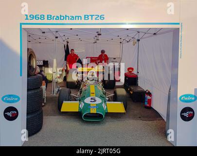 Francorchamps Spa, Belgio. 26th ago, 2022. Brabham BT26 1968 durante LA FORMULA 1 ROLEX GRAN PREMIO DEL BELGIO 2022 PROVE LIBERE, Campionato di Formula 1 in Francorchamps - SPA, Belgio, Agosto 26 2022 Credit: Independent Photo Agency/Alamy Live News Foto Stock