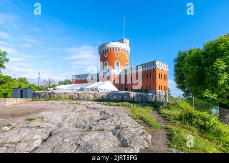 Kastellet - piccola cittadella sul Kastellholmen a Stoccolma Foto Stock