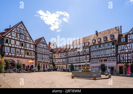 Mercato a Schorndorf, Germania Foto Stock