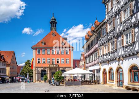 Municipio di Schorndorf, Germania Foto Stock