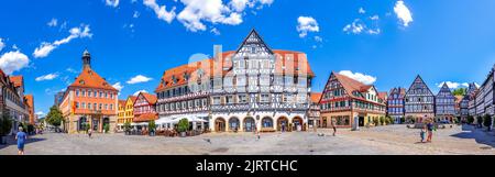 Mercato a Schorndorf, Germania Foto Stock