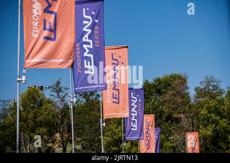 Barcellona, Spagna. 26th ago, 2022. Ambiente durante la 4 ore di Barcellona 2022, 4th° round della 2022 European le Mans Series sul circuito di Barcellona-Catalunya dal 26 al 28 agosto, a Barcellona, Spagna - Foto Xavi Bonilla / DPPI Credit: DPPI Media/Alamy Live News Foto Stock