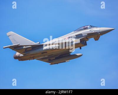 Eurofighter EF2000 Typhoon Aeronautica austriaca al Royal International Air Tattoo 2022 Foto Stock