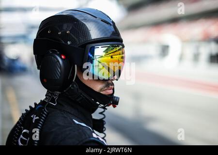 Barcellona, Spagna. 26th ago, 2022. Ambiente durante la 4 ore di Barcellona 2022, 4th° round della 2022 European le Mans Series sul circuito di Barcellona-Catalunya dal 26 al 28 agosto, a Barcellona, Spagna - Foto: Xavi Bonilla/DPPI/LiveMedia Credit: Independent Photo Agency/Alamy Live News Foto Stock