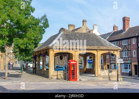 The Ancient Market House, Market Place, Ilminster, Somerset, Inghilterra, Regno Unito Foto Stock