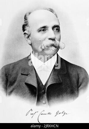 CAMILLO GOLGI (1843-1926) biologo italiano Foto Stock