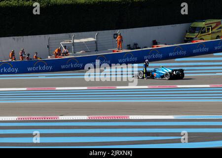 Corso F2 GP FRANCIA 2022, le Castellet, FRANCIA, 24/07/2022 Florent 'MrCrash' B. Foto Stock