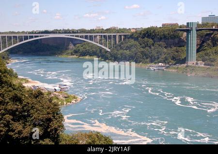 Cascate del Niagara nella parte settentrionale dello stato di New York Foto Stock