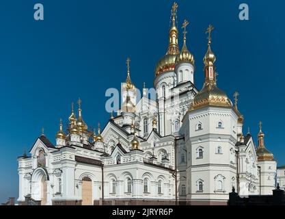 Cattedrale della Trasfigurazione del Signore, Pochayiv Lavra, Ternopil Oblast, Ucraina Foto Stock