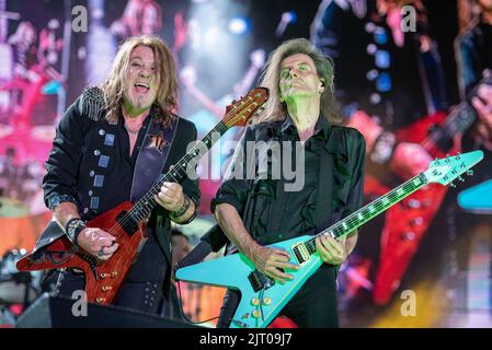 23 giugno 2022: Helloween si esibirà al festival Hellfest Open Air Foto Stock