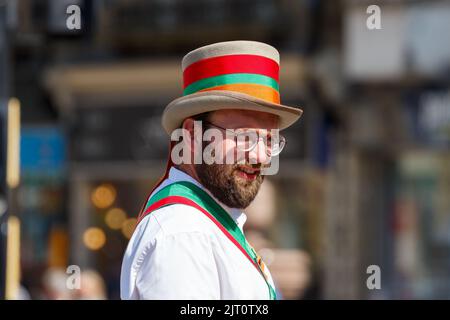 Morris ballare al Buxton Day of Dance 2022 Foto Stock